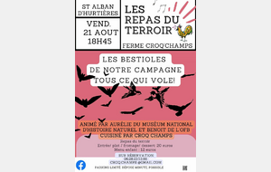 Repas du terroir, St Alban d'Hurtières , vendredi 21 aout