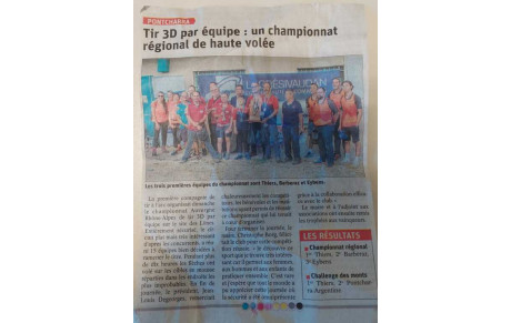 Championnat régional 3D par équipe