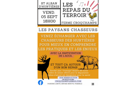 Soirée à la ferme CROQ'CHAMPS